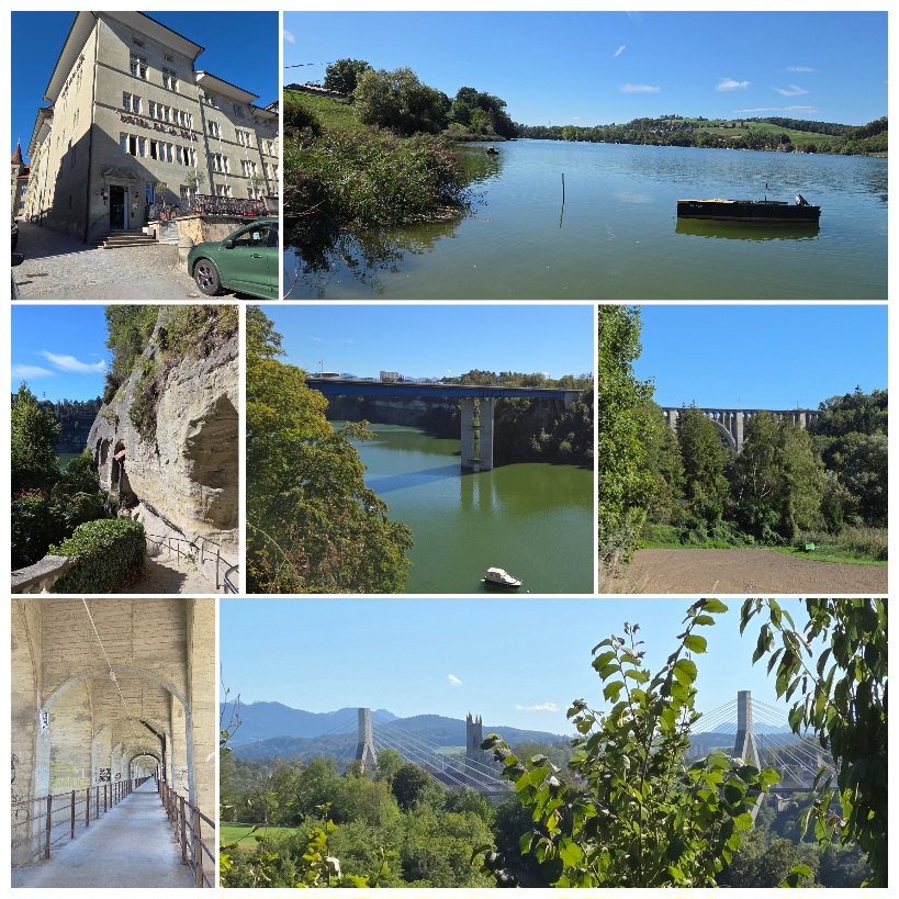Wanderung zum Schiffenensee – Lac de Schiffenen Sinn- und Klangweg – Sentier des sens et des sons Düdingen – Düdingerbach - Stilles Tal – Ottisberg – Schiffenensee Magdalena Einsiedelei - Viaduc de Grandfey – Fribourg Poya