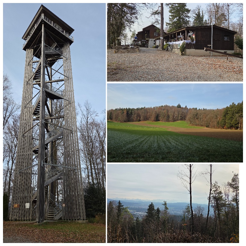 Eindrücke von unserem Zäme-sii-Event vom 19.11.25  Zäme aktiv sii, feste, glücklich sii, einfach lustig ha und gniesse  Text: Alfred Tschopp/Fotos: Claudine Carré  Dänikon – Waldschenke Altberg – Fondue  Bei strahlendem Wetter geht’s heute rauf auf den Altberg.