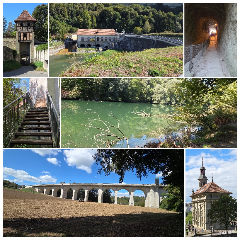 Wanderwoche 26 in Freiburg/Fribourg - Fribourg – Barrage de la Maigrauge – Pérolles – Pont de Pérolles – Marly – Le Rittes – Le Breitfeld – Chapelle de Lorette – Fribourg